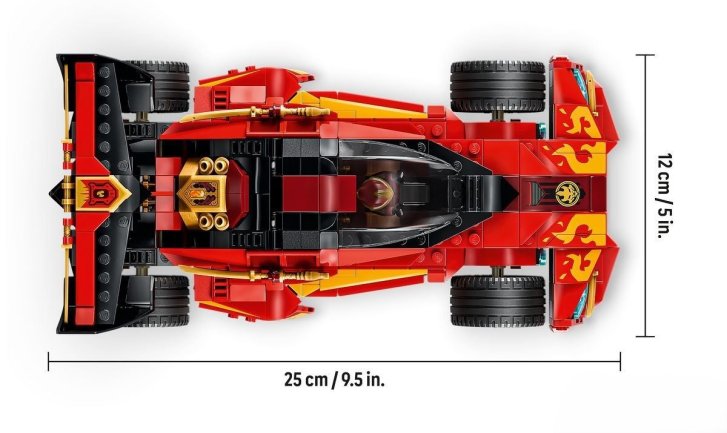 71867 Lego Ninjago - Kaiův červený bourák: 15 let Ninjago