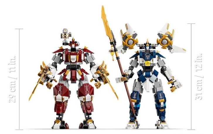 71870 Lego Ninjago - Dvojice titánských robotů