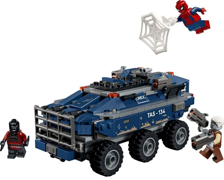 76349 Lego Marvel - Spider-Man a honička za vězeňským transportérem