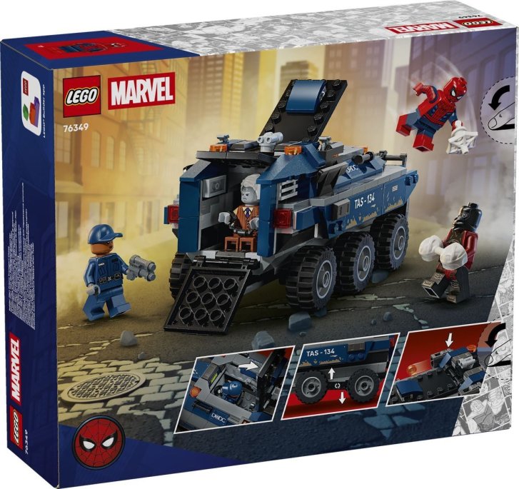76349 Lego Marvel - Spider-Man a honička za vězeňským transportérem