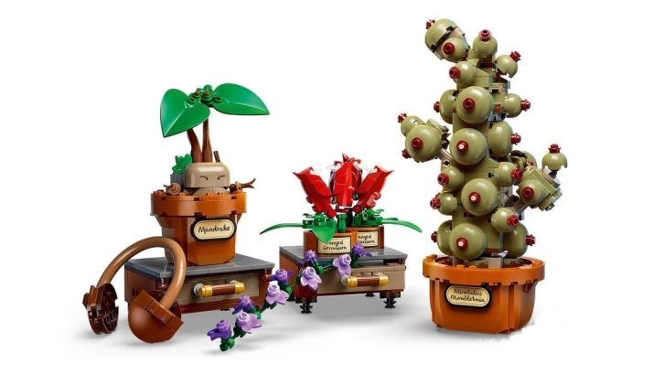 76474 Lego Harry Potter - Rostliny z hodiny bylinkářství v Bradavicích