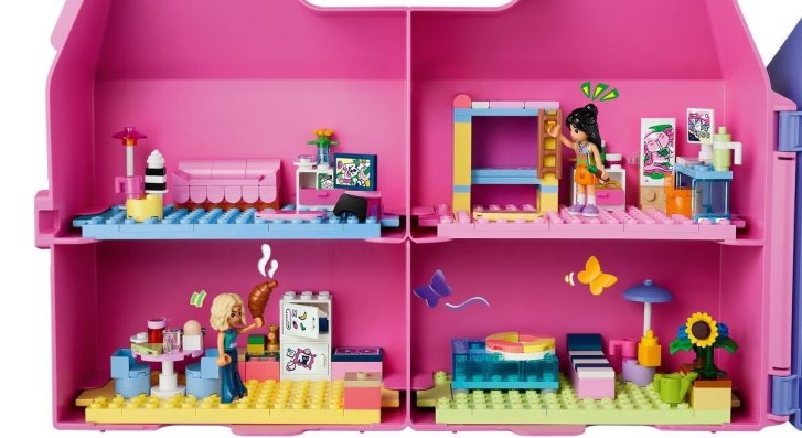 42697 Lego Friends - Kreativní kufřík a domek pro panenky