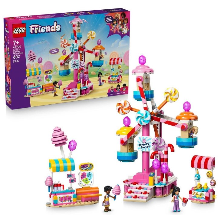 42700 Lego Friends - Kolotoč se sladkostmi a cupcaky