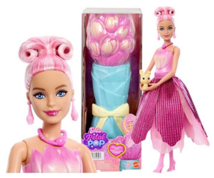 Barbie Petal POP - Květinové překvapení Tulipán