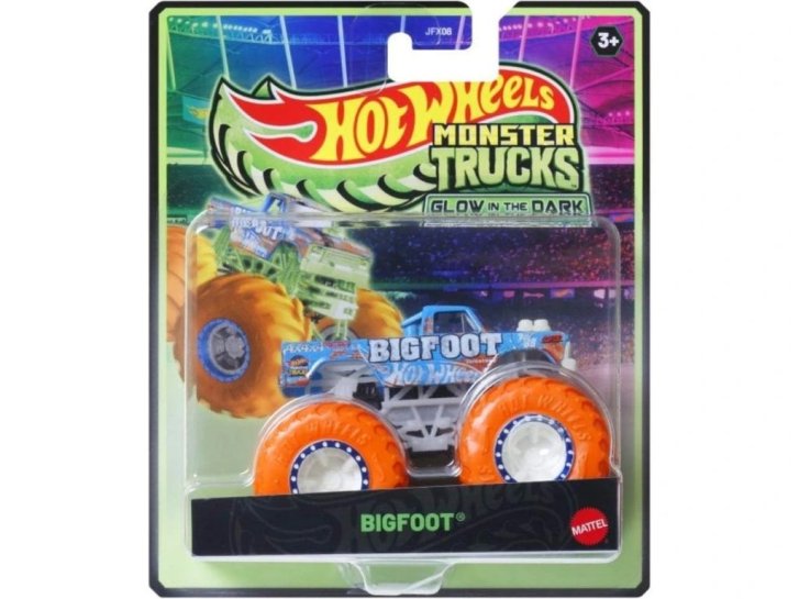 Hot Wheels – Monster Trucks Glow In The Dark