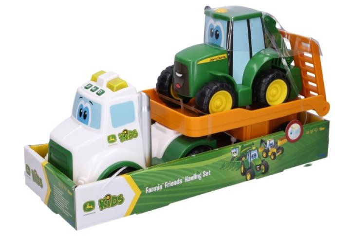 John Deere – Tahač s traktorem