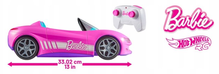Barbie – RC Růžový kabriolet