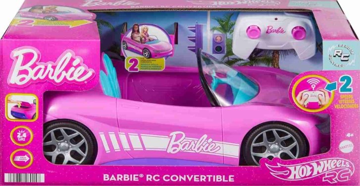 Barbie – RC Růžový kabriolet