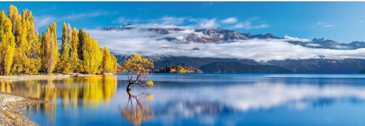 Puzzle 1000 - Zlaté odrazy jezera Wanaka