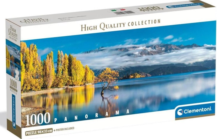 Puzzle 1000 - Zlaté odrazy jezera Wanaka