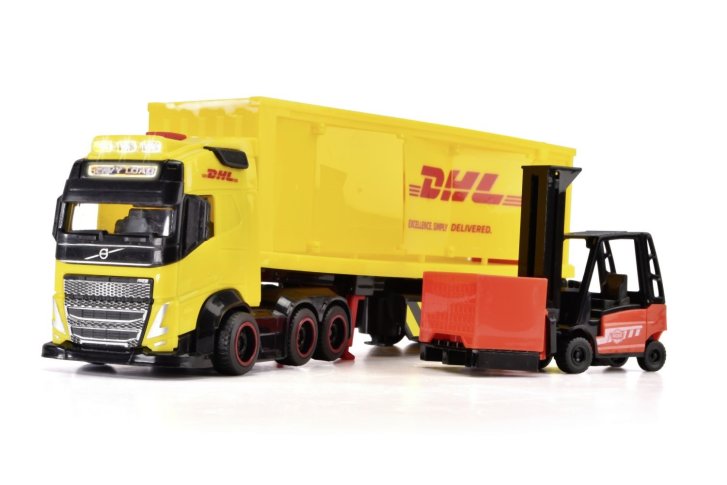 Dickie – Tahač DHL s vysokozdvižným vozíkem