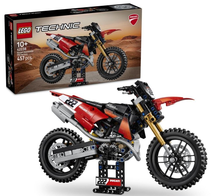 42238 Lego Technic - Motorka Ducati Desmo450 MX Factory