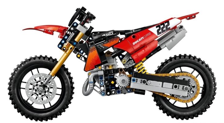42238 Lego Technic - Motorka Ducati Desmo450 MX Factory
