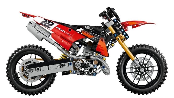 42238 Lego Technic - Motorka Ducati Desmo450 MX Factory