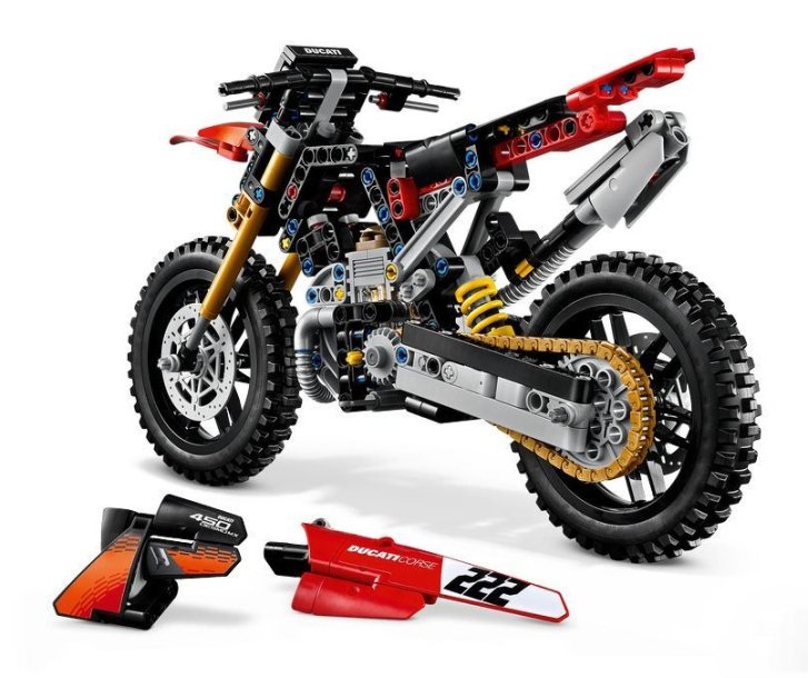 42238 Lego Technic - Motorka Ducati Desmo450 MX Factory