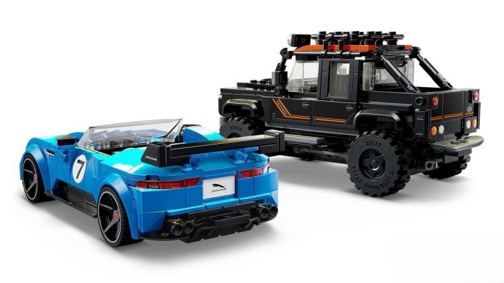 77264 Lego Speed Champions - Jaguar Project 7 a Land Rover Defender
