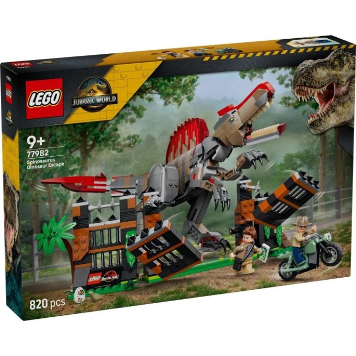 77982 Lego Jurassic World - Útěk dinosaura spinosaura