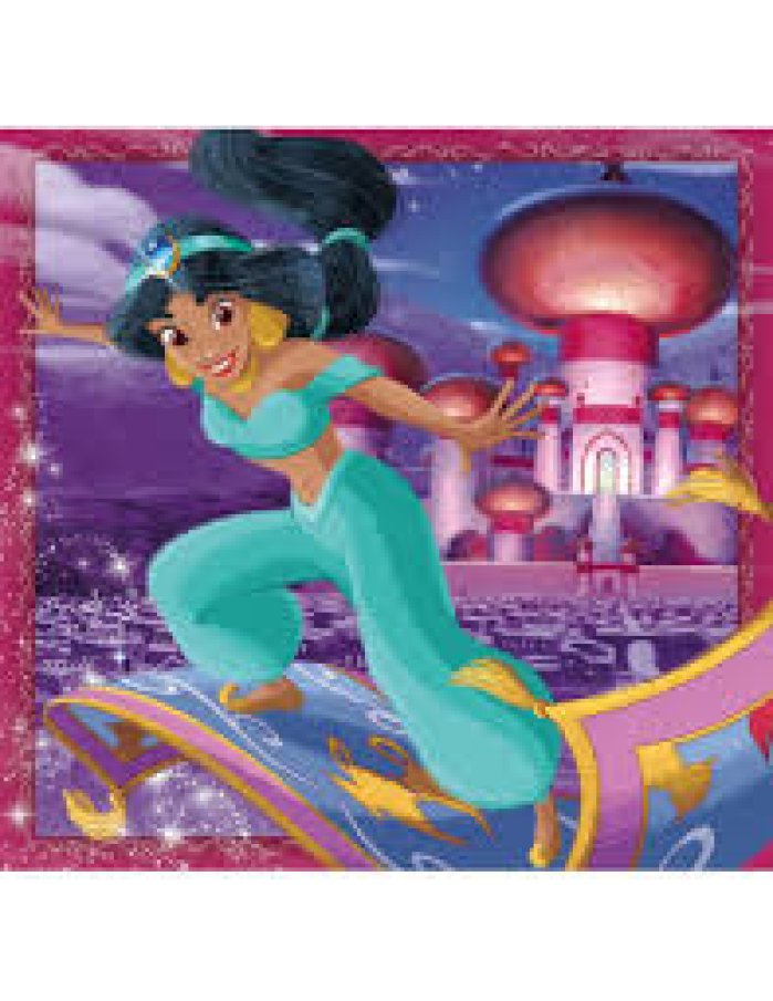 Puzzle 3x48 - Disney princezny