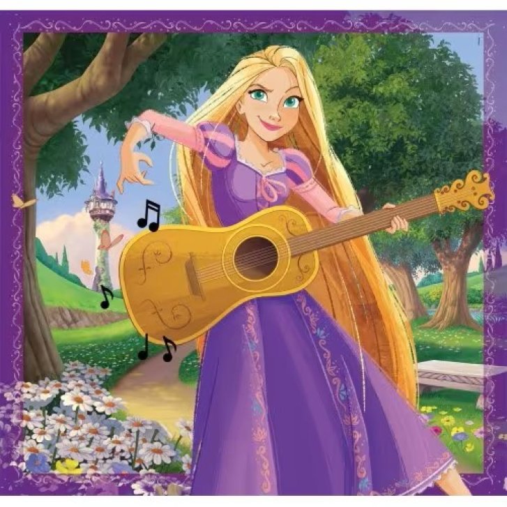 Puzzle 3x48 - Disney princezny