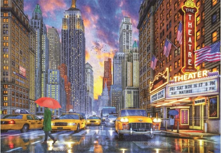 Puzzle 2000 – Deštivý Manhattan