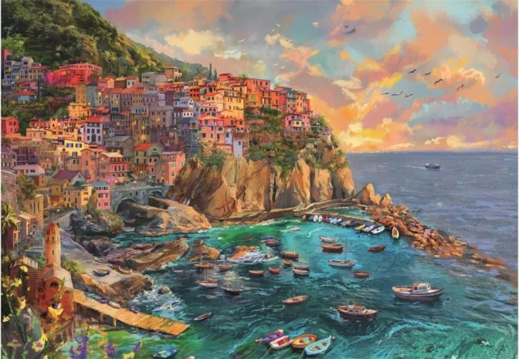 Puzzle 2000 – Malovaná Manarola