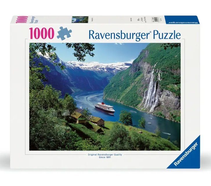 Puzzle 1000 - Nórsky fjord