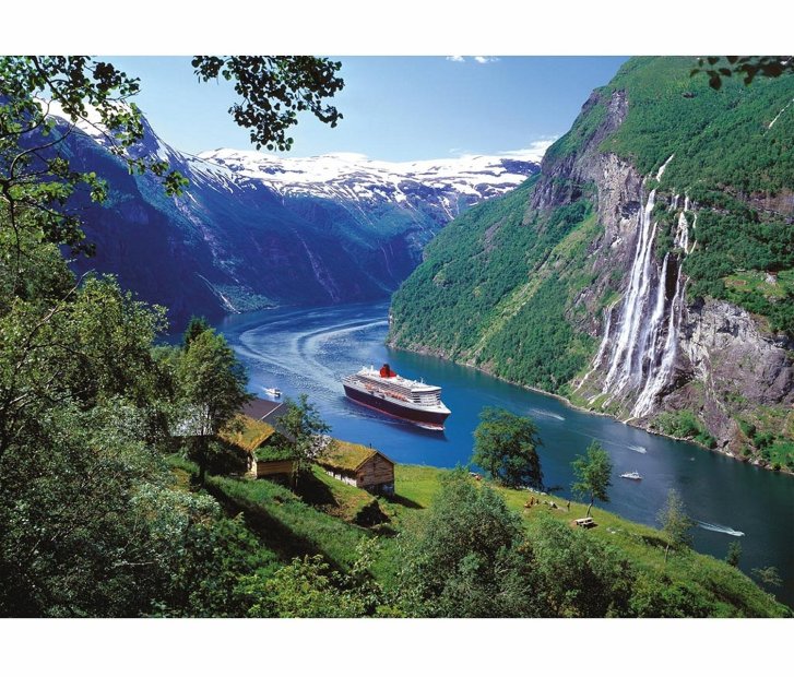 Puzzle 1000 - Nórsky fjord