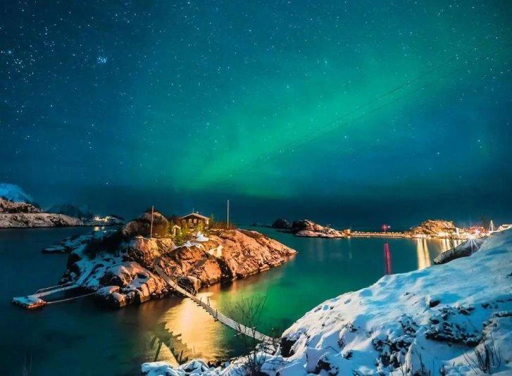 Puzzle 500 – Polární záře Tromso, Norsko