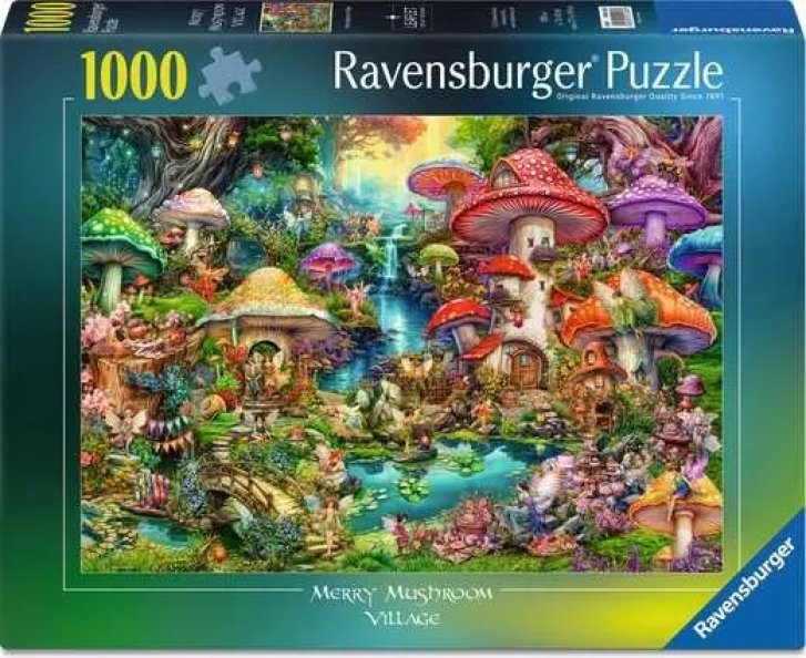 Puzzle 1000 – Houbová vesnička