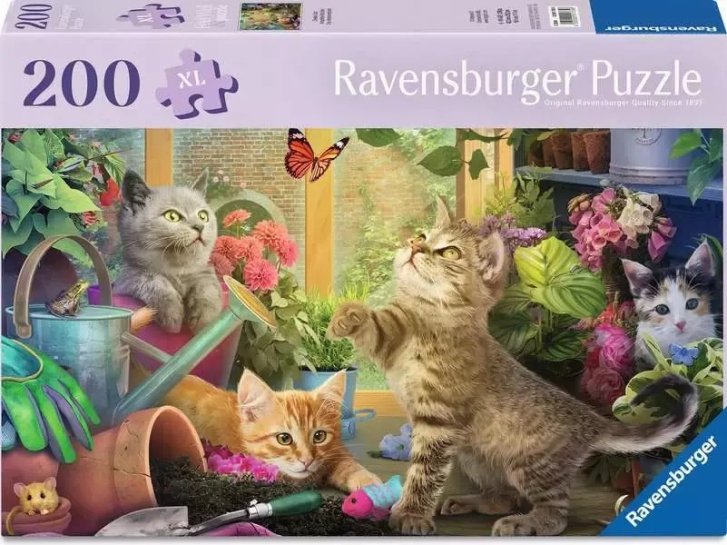 Puzzle 200 – Hravé kočky