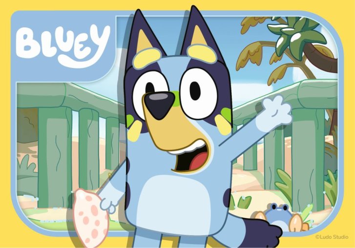 Moje první puzzle 4v1 - Bluey