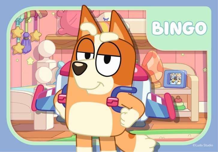 Moje první puzzle 4v1 - Bluey