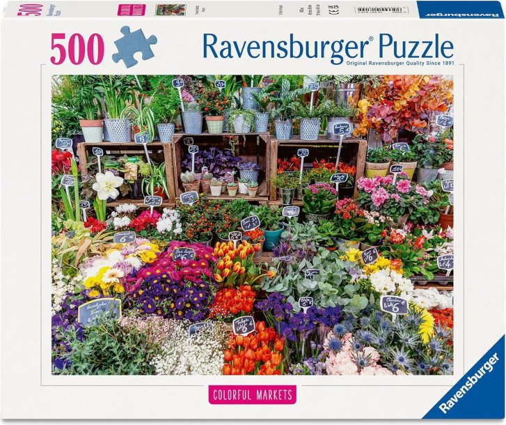 Puzzle 500 - Květinový trh