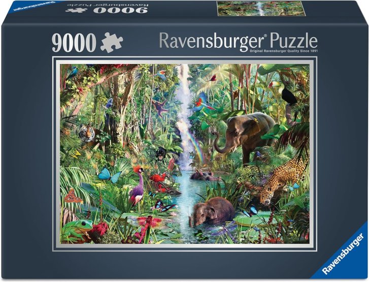 Puzzle 9000 - Zvířata v džungli
