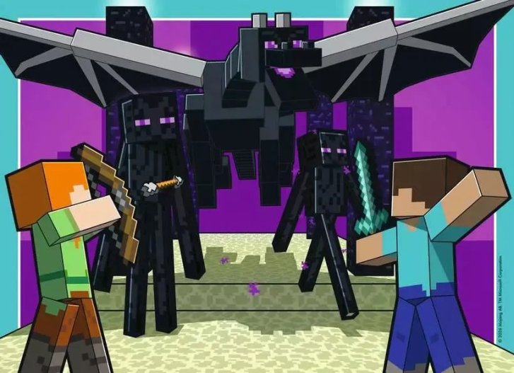 Puzzle 4x100 - Minecraft
