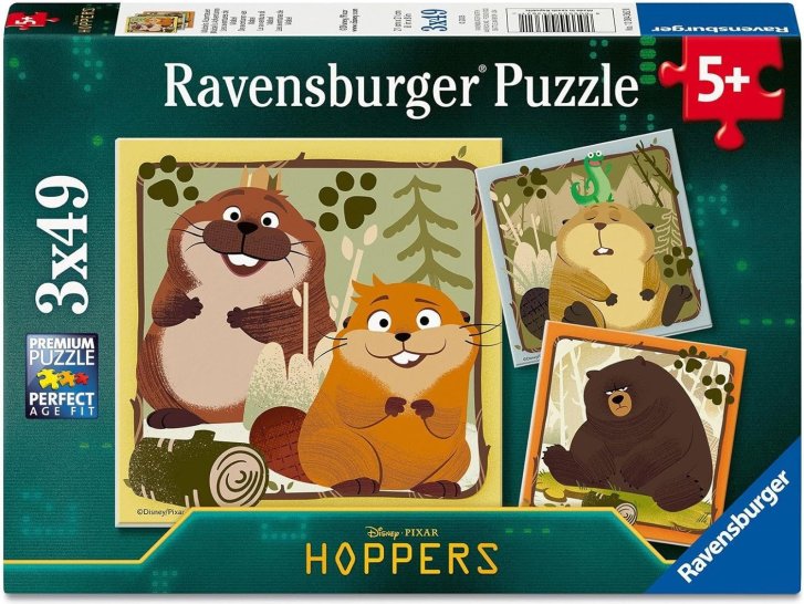 Puzzle 3x49 - Na skok do divočiny