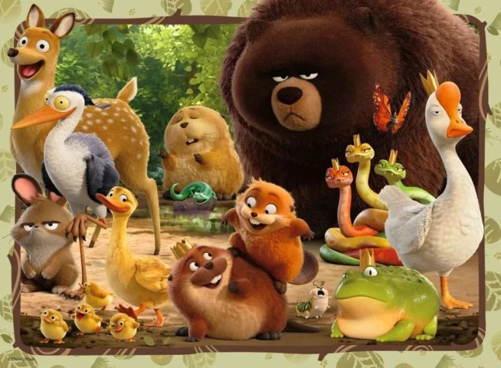 Puzzle 100 XXL - Na skok do divočiny