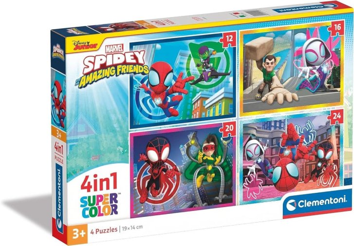 Puzzle 4v1 - Spiderman