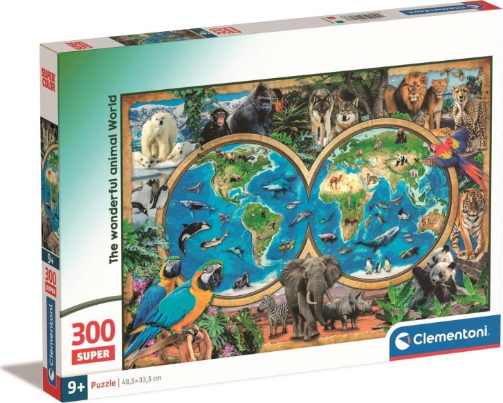 Puzzle 300 – Úžasný svět zvířat