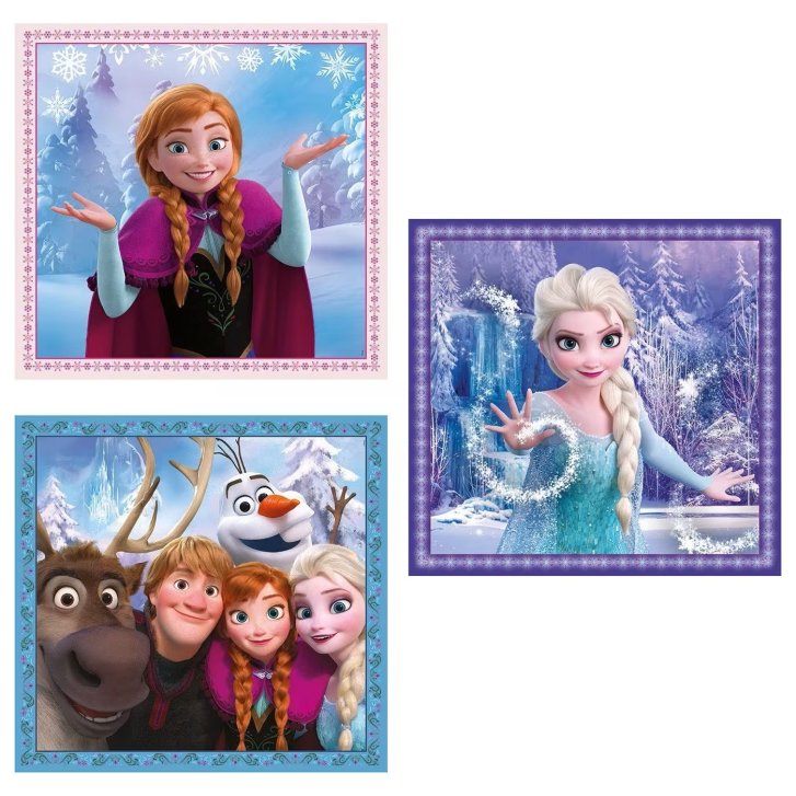 Puzzle 3x48 - Frozen