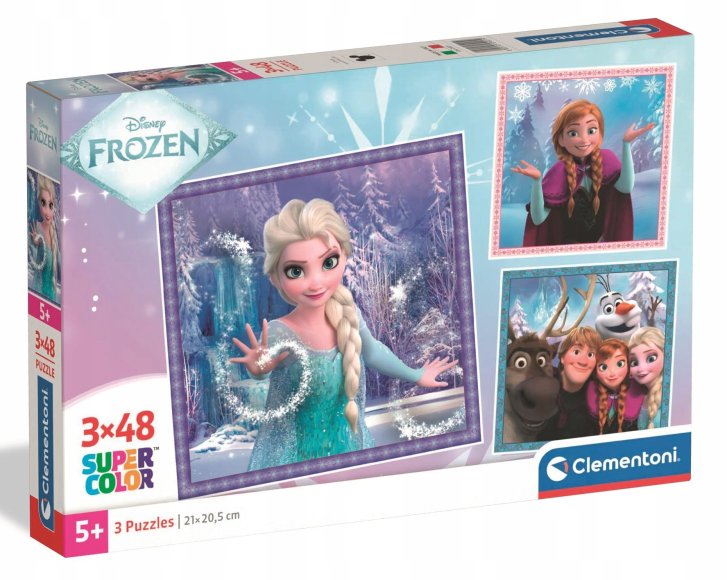 Puzzle 3x48 - Frozen