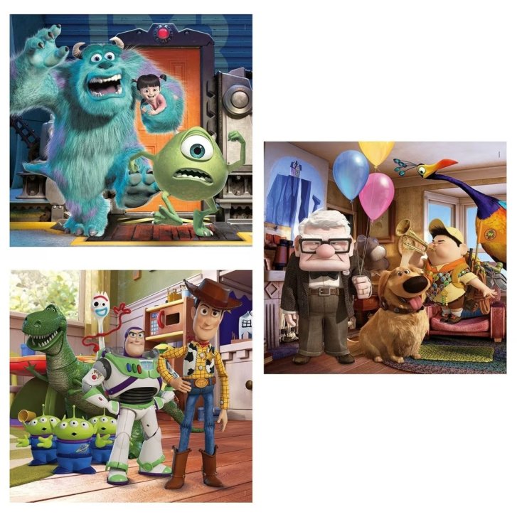 Puzzle 3x48 - Disney