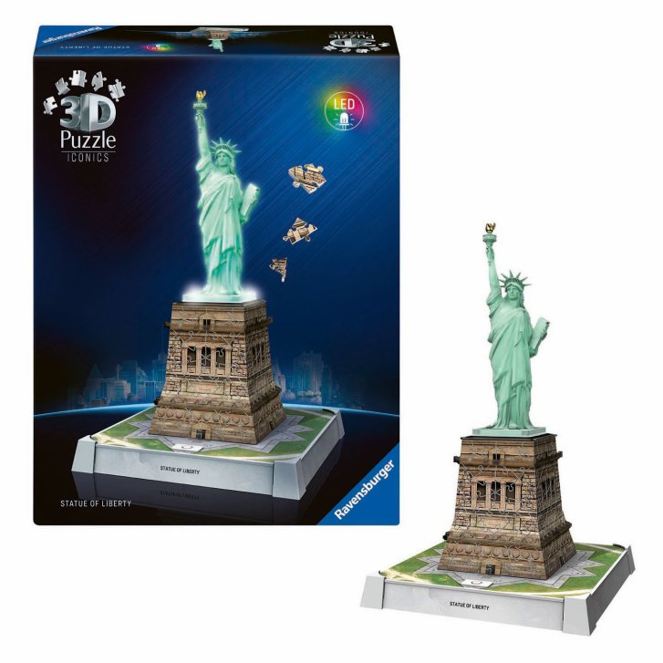3D Puzzle - Socha Svobody