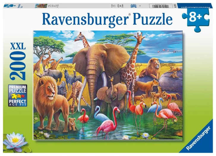 Puzzle 200 XXL – Zvířata v Africe