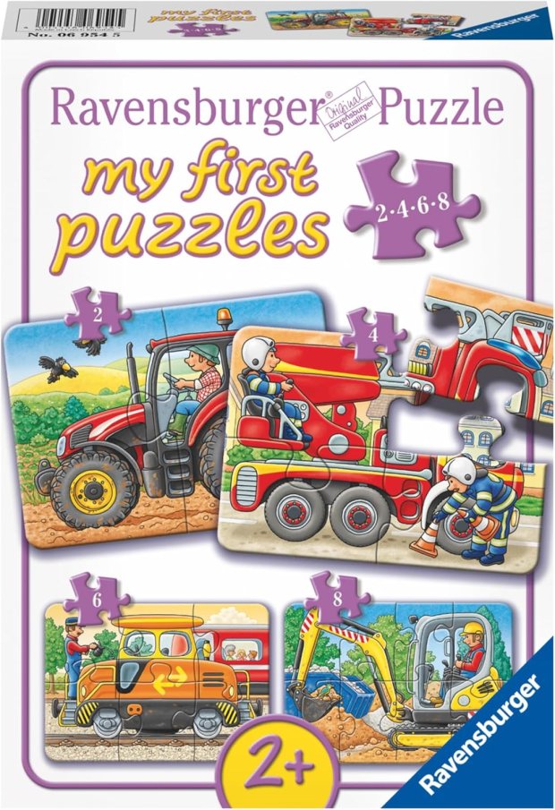 Moje první puzzle 4v1 – Dopravní prostředky