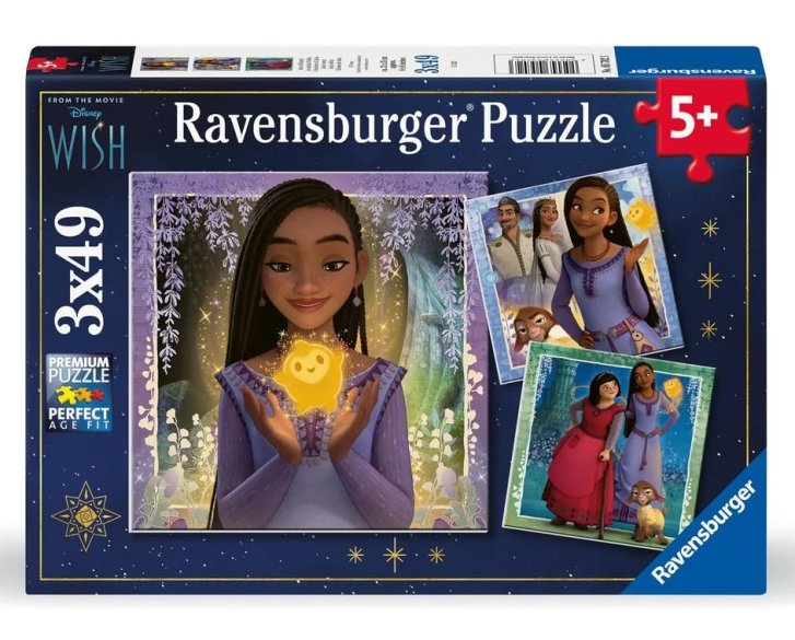 Puzzle 3x49 - Disney přání