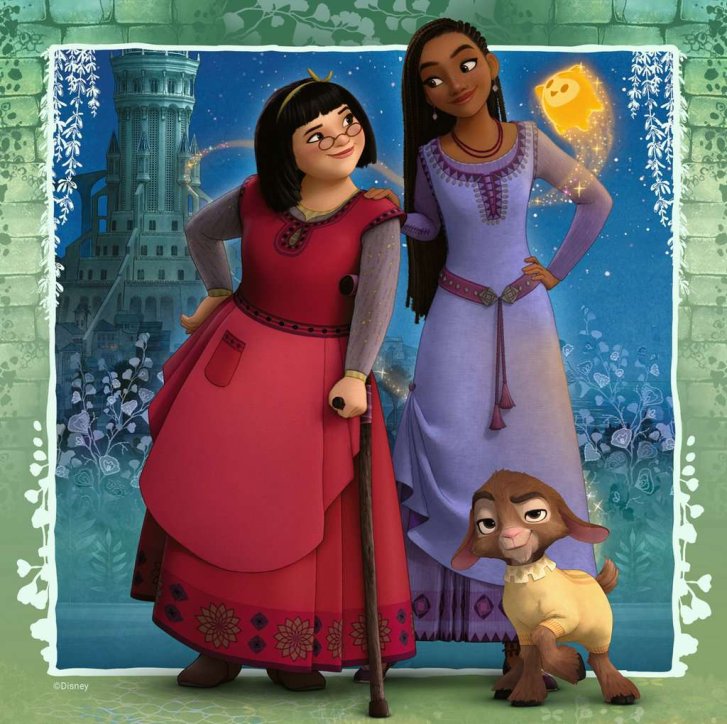 Puzzle 3x49 - Disney přání