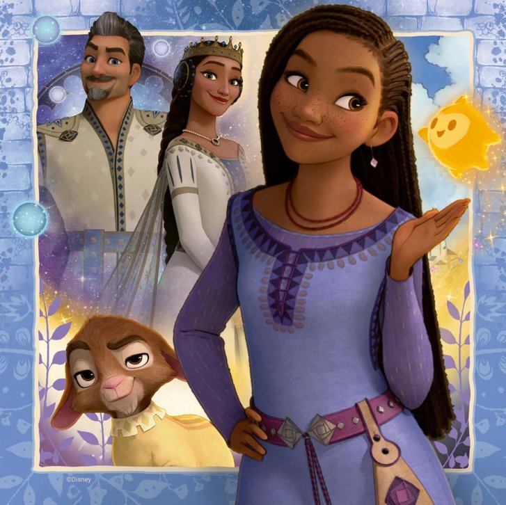 Puzzle 3x49 - Disney přání