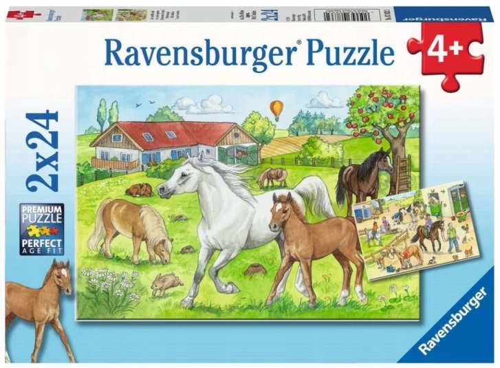 Puzzle 2x24 – Koně