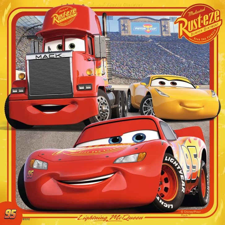 Puzzle 3x49 - Cars